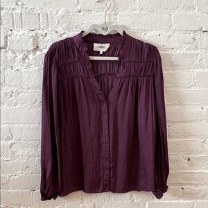 Ba&sh Deep Purple Blouse